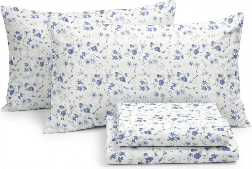 Linen Market front view of queen sheet set packaging showing color and content for easy selection