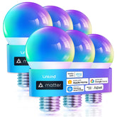 Linkind front packaging showing smart bulb and Matter badge for easy setup