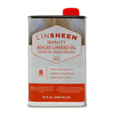 LinSheen quart bottle front view showing product label and capacity benefit