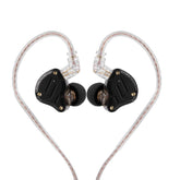 Linsoul KZ ZS10 Pro front view showing premium stainless steel finish and polished look