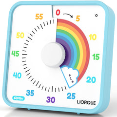 LIORQUE front face display showing visible red countdown for quick time checks