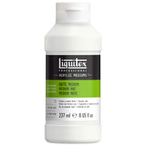 Liquitex matte medium front label showing product name and volume for accurate selection
