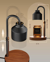 LISUNAR adjustable height post demonstrating candle distance control for optimized melting