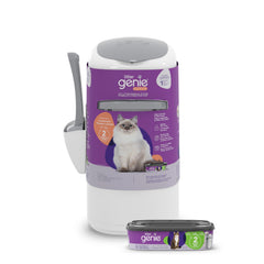 Litter Genie front view showing compact design and tidy appearance benefit