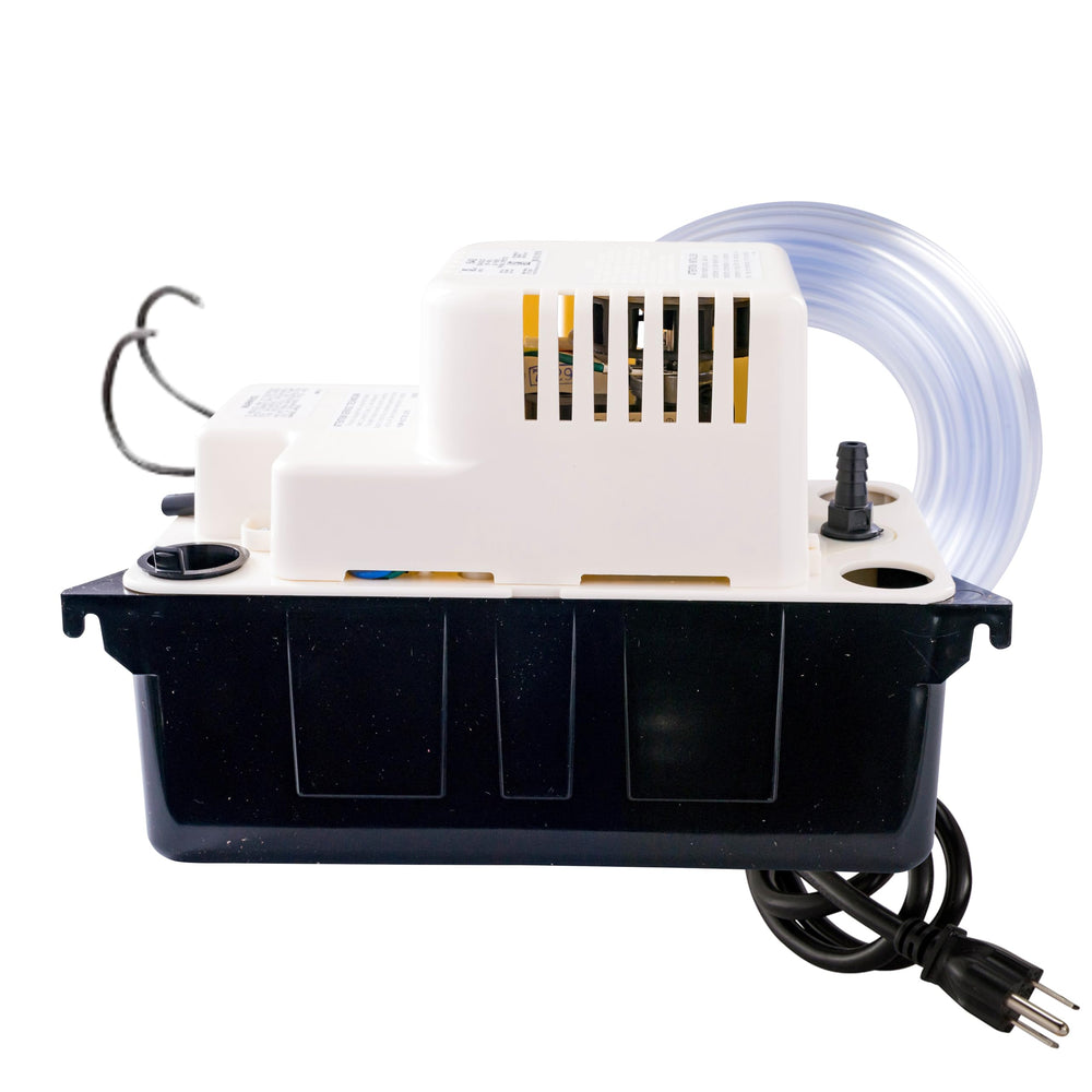 Little Giant pump front view showing compact design and easy access