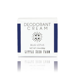 Little Seed Farm jar front view showing Blue Lotus label and natural benefit