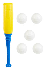 Little Tikes toddler hitting ball outdoors shows active play and coordination benefit
