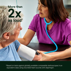 Littmann soft-sealing eartips for comfort and excellent acoustic seal