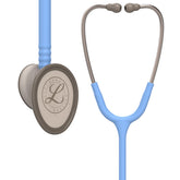 Littmann front view showing chestpiece and ce il blue tubing for accurate auscultation