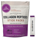 Live Conscious front packet showing brand and unflavored collagen benefits for convenience