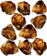 Lively Tails front packaging showing 10 beef knee caps and clear branding benefits