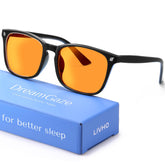 livho front view of glasses showing sleek frame and comfort benefit