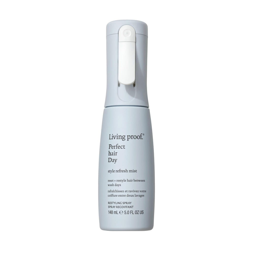 Living Proof front packaging showing bottle and brand for easy identification and travel convenience