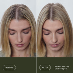 Living Proof hair texture after application showing lifted, refreshed strands