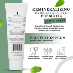 Living Well with Dr. Michelle paste on toothbrush demonstrating easy application and fresh mint benefit