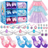LJZJ front packaging displaying complete princess dress up kit benefits portability