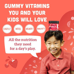 Llama Naturals close-up of single gummy showing soft texture for toddlers
