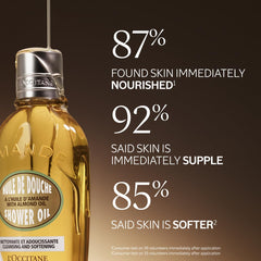 L'OCCITANE close-up label showing product identity and smoothing benefit
