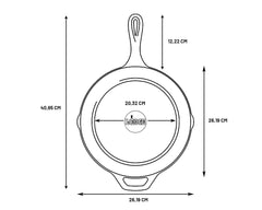 Lodge close-up of pre-seasoned surface highlighting non-stick cooking benefit
