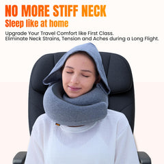 LOEXAIR hood detail highlighting light-blocking privacy and comfort