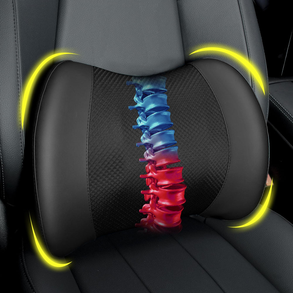 Lofty Aim front view of lumbar pillow showing clean design and comfort