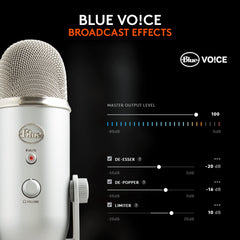 Logitech G Blue Yeti rear USB port for simple plug-and-play connection