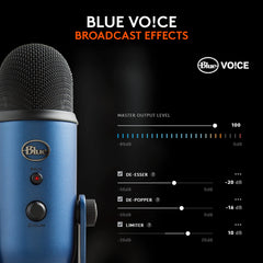 Logitech G Blue Yeti closeup of capsule grille showing high-quality construction
