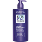 L'Oreal Paris front packaging showing EverPure purple conditioner, clear color-care benefit