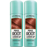 L'Oreal Paris front packaging showing spray cans and brand benefit