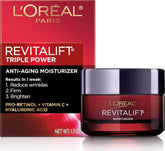 L'Oreal Paris jar front view showing product branding and benefits