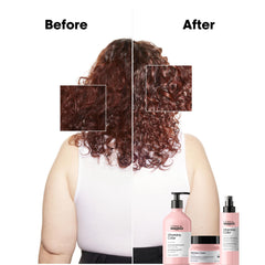 L'Oréal Professionnel creamy shampoo texture close-up for smooth lather benefit