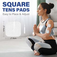LotFancy pad back view non-woven backing highlighting skin comfort