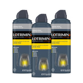 Lotrimin front of can showing brand and spray nozzle for fast relief