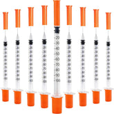 Lounert front packaging showing 120 syringes and bulk box benefit of stocked supply