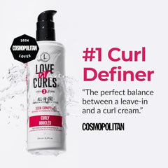 Love Ur Curls cream texture close-up showing smooth, non-greasy finish