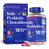 LOVEBUG front packaging showing count and berry chewable benefit
