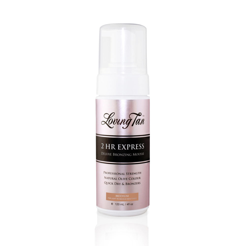 Loving Tan front packaging showing product and quick-develop benefit