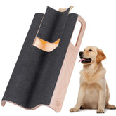 LovIntry front view of M-shaped scratch pad showing stable design and safety