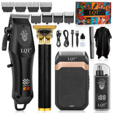 LQT front view of clipper kit showing tools and full set benefit