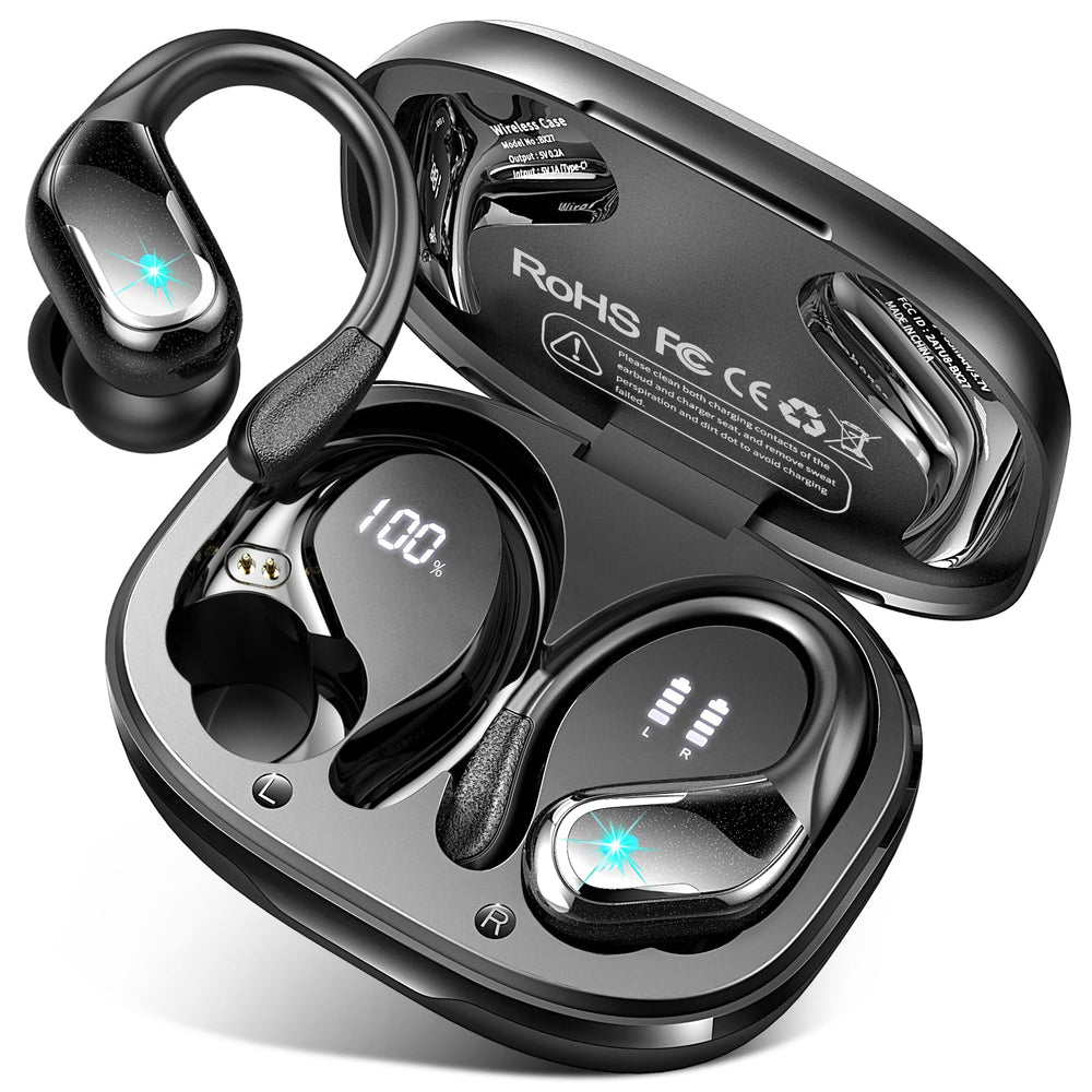 Ltinist front packaging showing earbuds and charging case benefits clarity