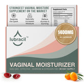 Lubracil front packaging showing bottle and capsule count, brand clarity and purchase benefit