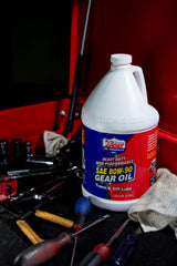 Lucas Oil applied to axle during service illustrating heavy-duty protection under load
