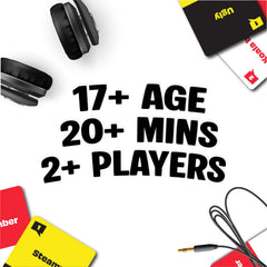 Person wearing Lucky Egg headphones during gameplay capturing high-energy fun