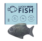 Lucky Iron Fish front view showing product and brand benefit of gentle iron release