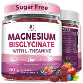 LUCNVEM front bottle view showing mixed berry vegan gummy benefits