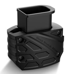 Ludex front view of speed loader showing compact profile and easy grip benefit