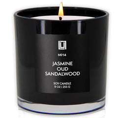 Lulu Candles close-up of wax surface showing smooth blend benefit