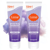 Lume cream tube front packaging showing brand and scent benefits