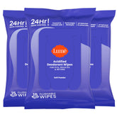 Lume front pack soft powder scent showing branding and count for easy identification