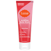 Lume Peony Rose front bottle showing product and scent benefits